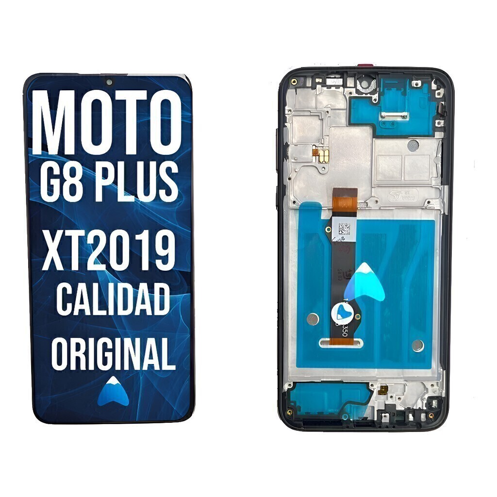 Modulo Con Marco Para Moto G8 Plus Xt2019 Con Marco