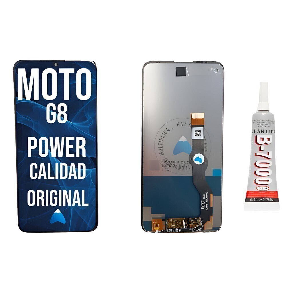 Modulo Pantalla Para Motorola G8 Power Oled + Pegamento
