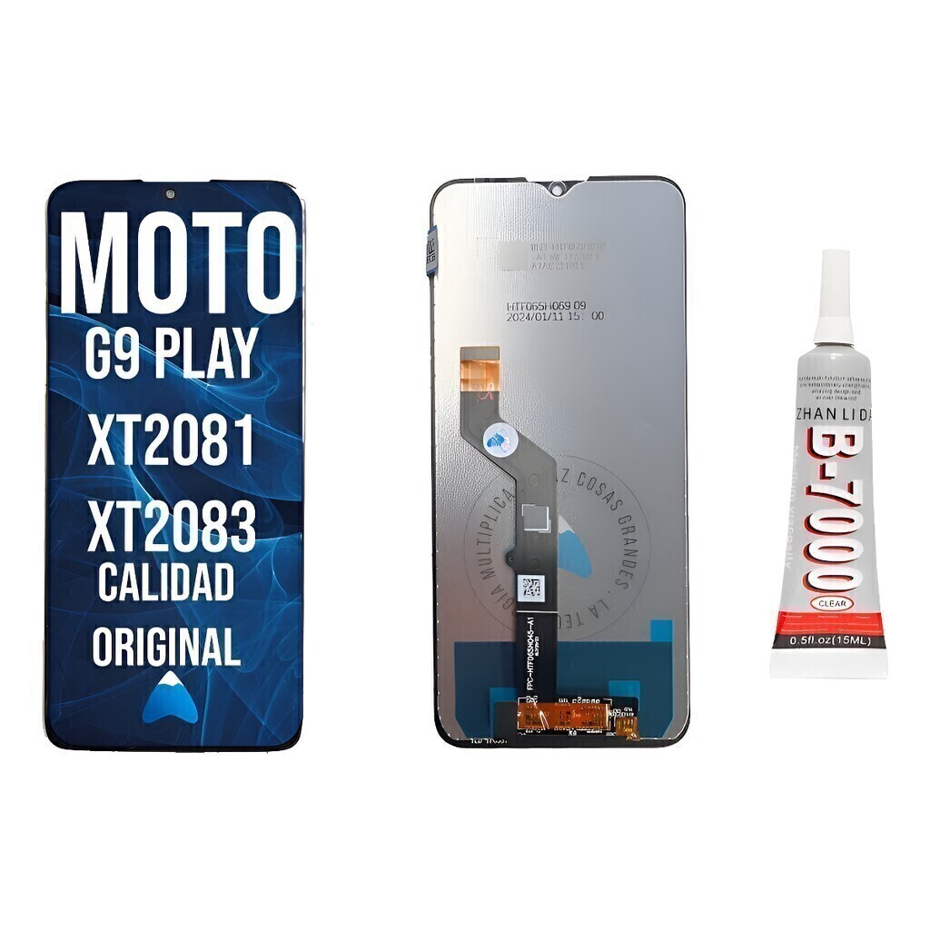 Modulo Moto G9 Play Xt2083 E7 Plus Xt2081 Oled Con Pegamento