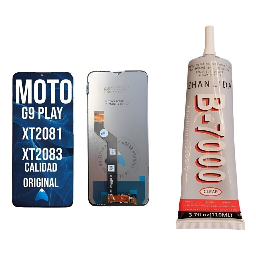 Modulo Compatible Moto G9 Play/e7 Plus Oled + Pegamento