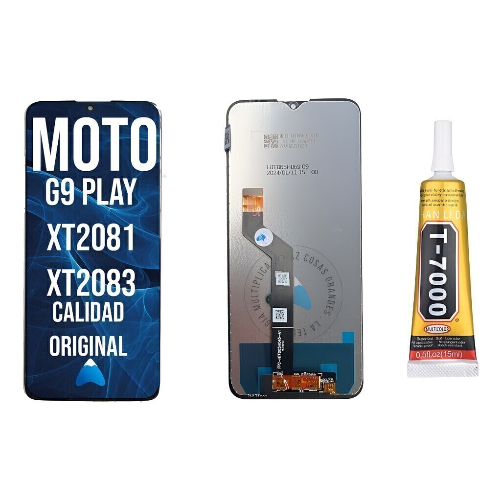 Modulo Compatible Moto G9 Play Xt2083 + Pegamento 15ml