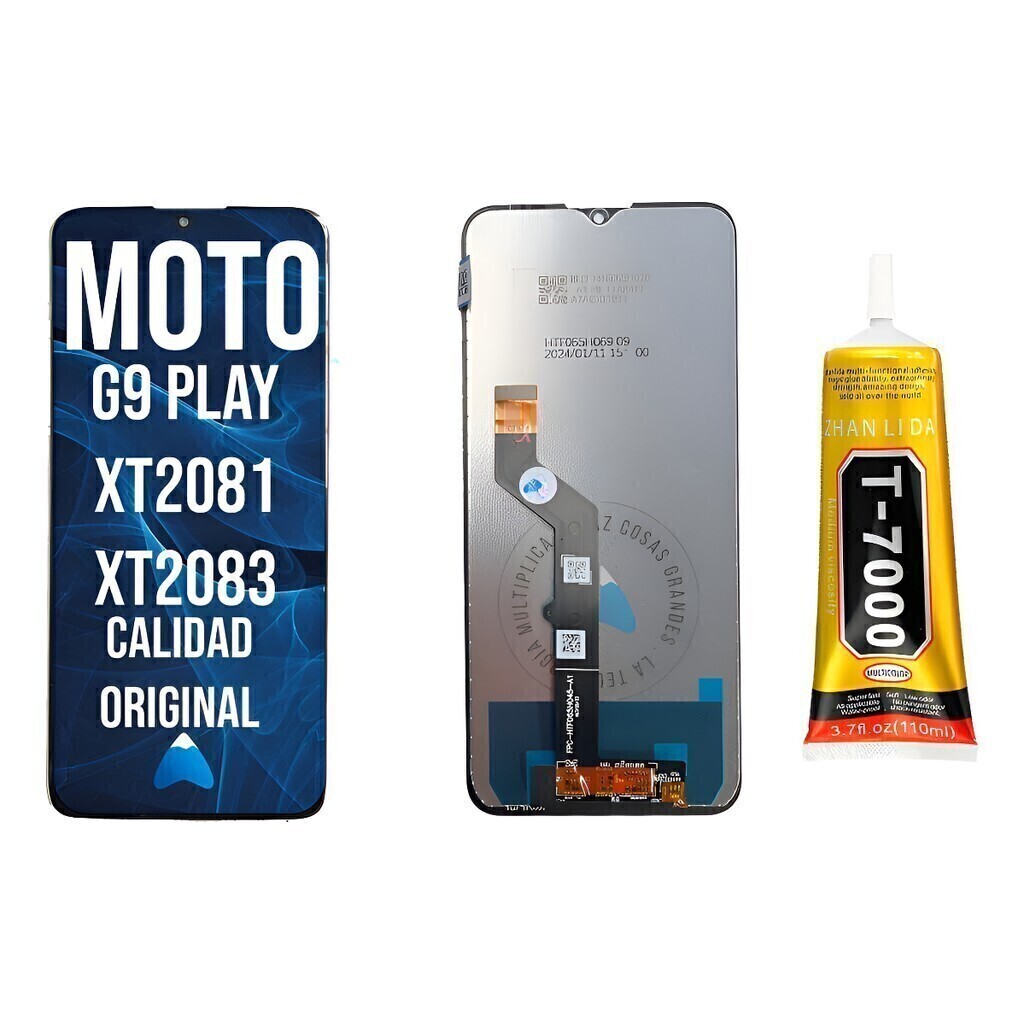 Modulo Compatible Moto G9 Play Xt2083 + Pegamento 15ml