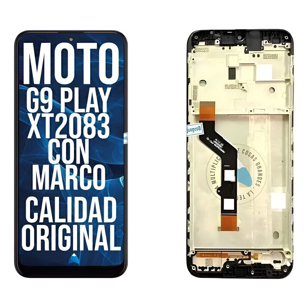 Modulo Pantalla Para Motorola Moto G9 Play Xt2083 Con Marco