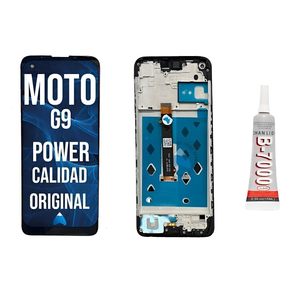 Modulo Motorola Moto G9 Power Xt2091 Marco Oled + Pegamento