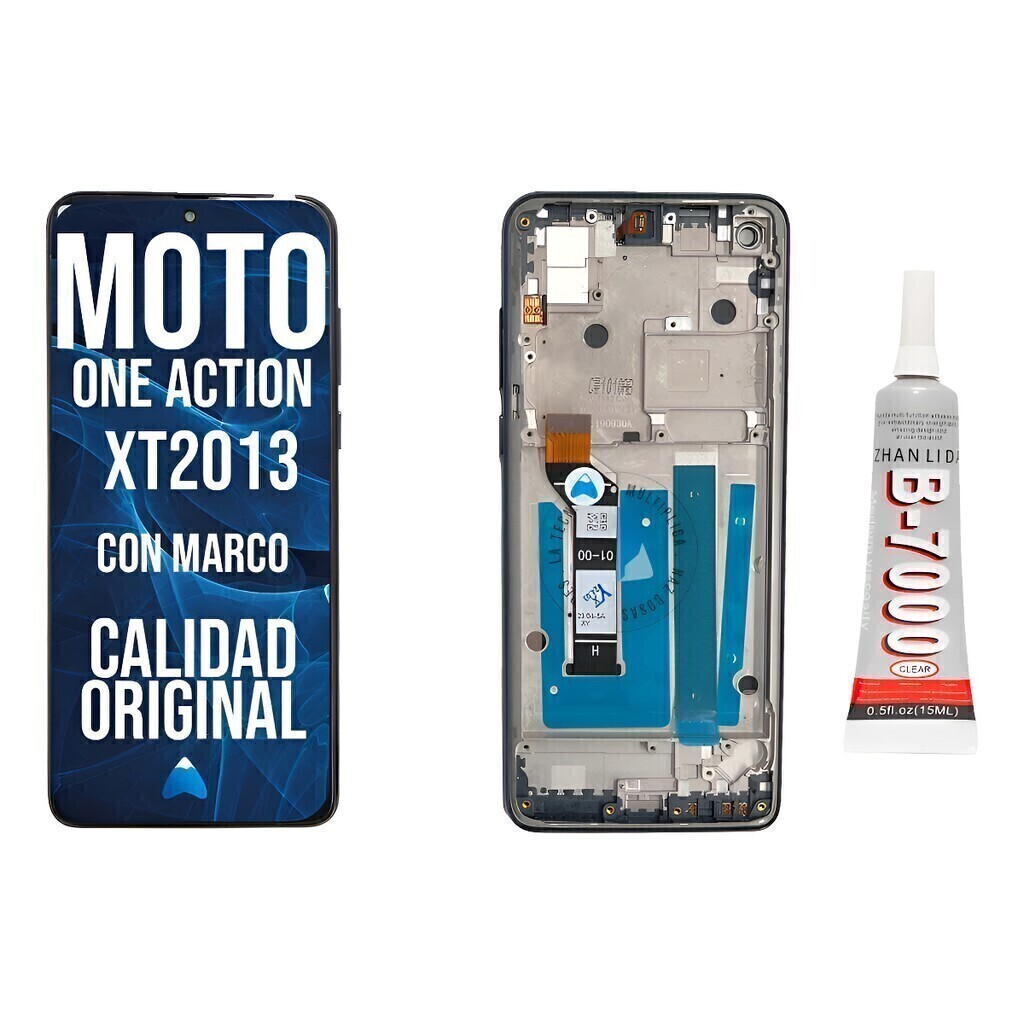Modulo Moto One Action Con Marco Xt2013 + Pegamento 15ml