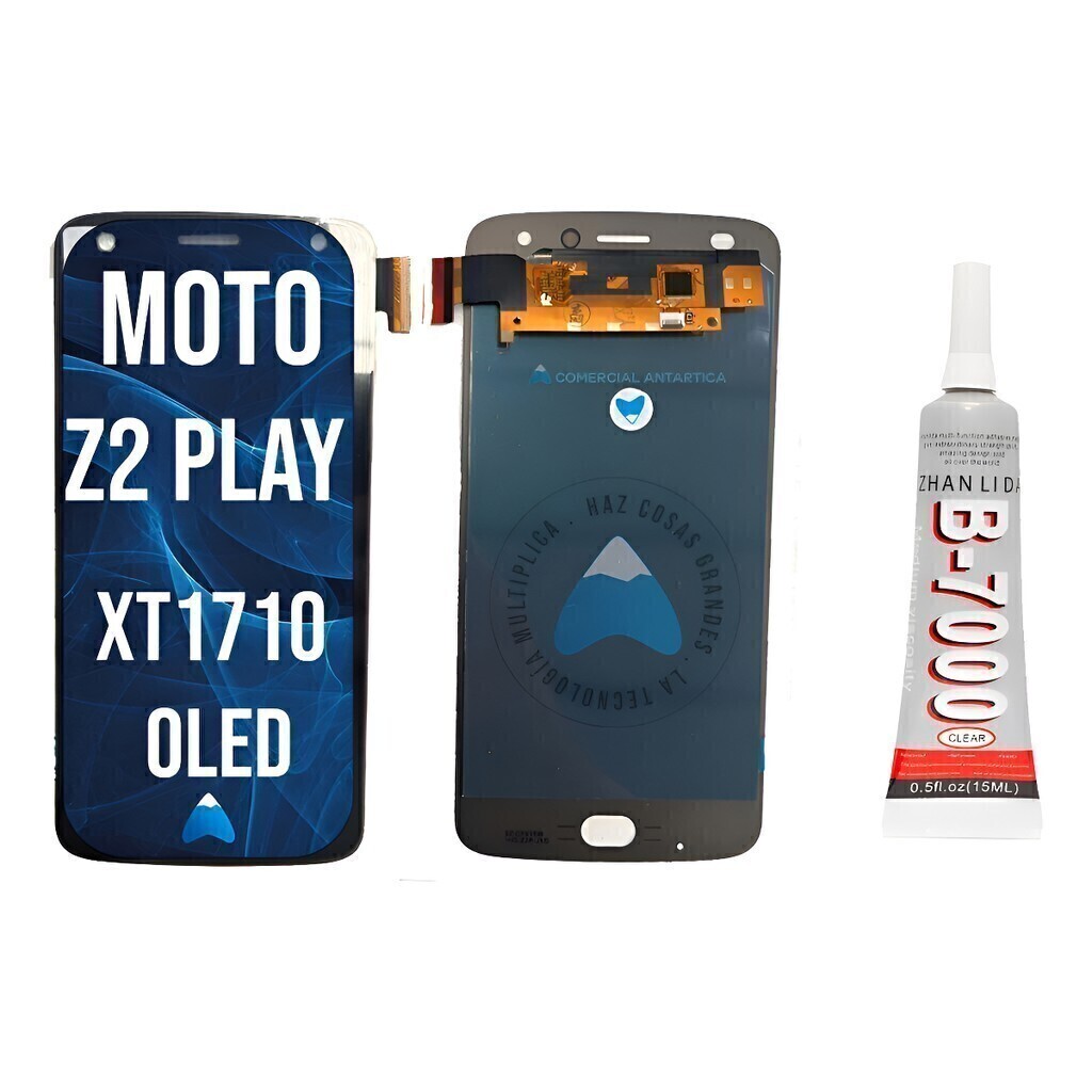Modulo Moto Z2 Play Motorola Xt1710 Oled + ´pegamento B-7000