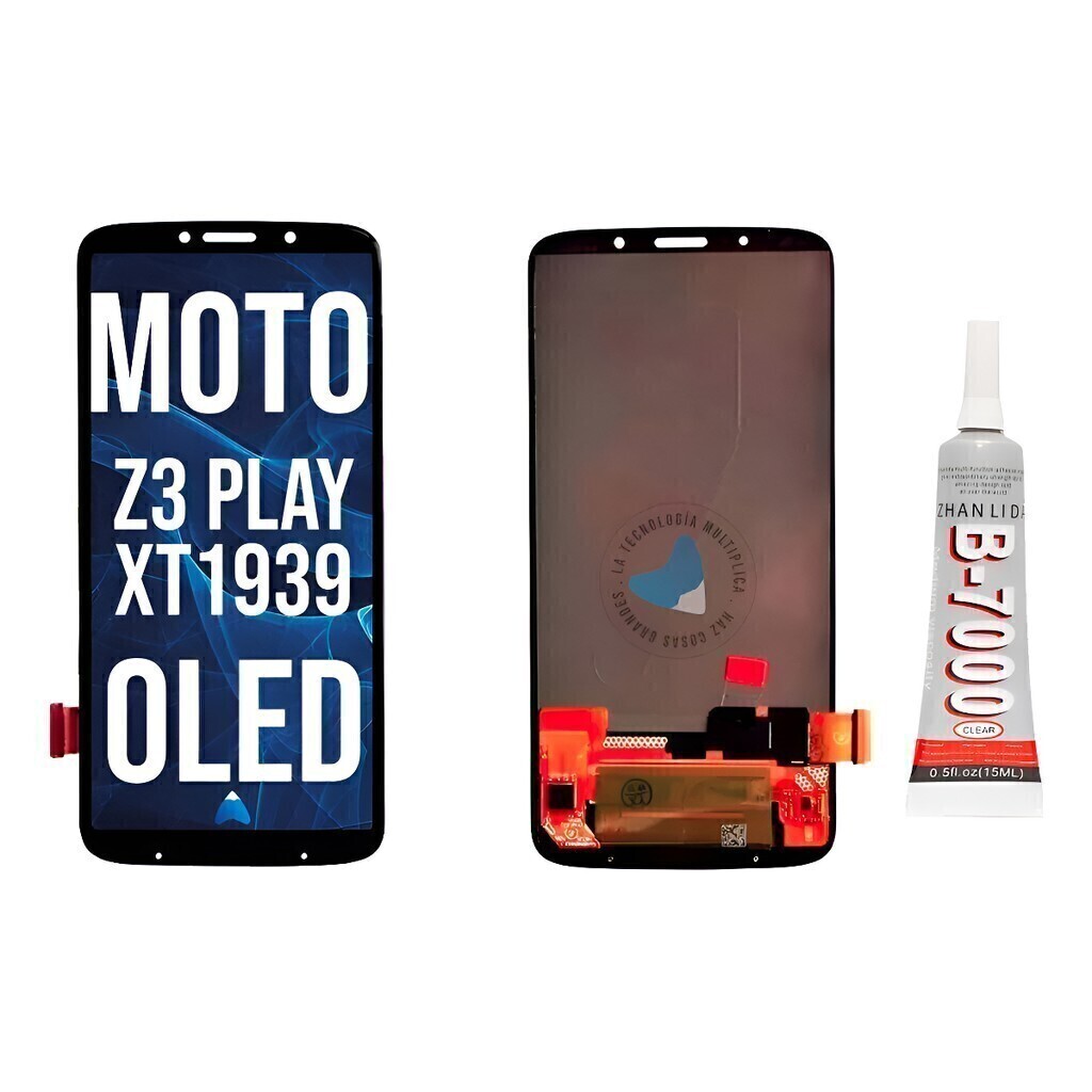 Modulo Para Con Motorola Moto Z3 Play + Pegamento 15ml