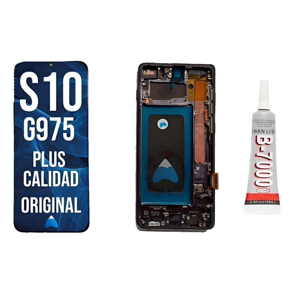 Modulo Pantalla S10+ Plus Samsung G975 Marco Pegamento