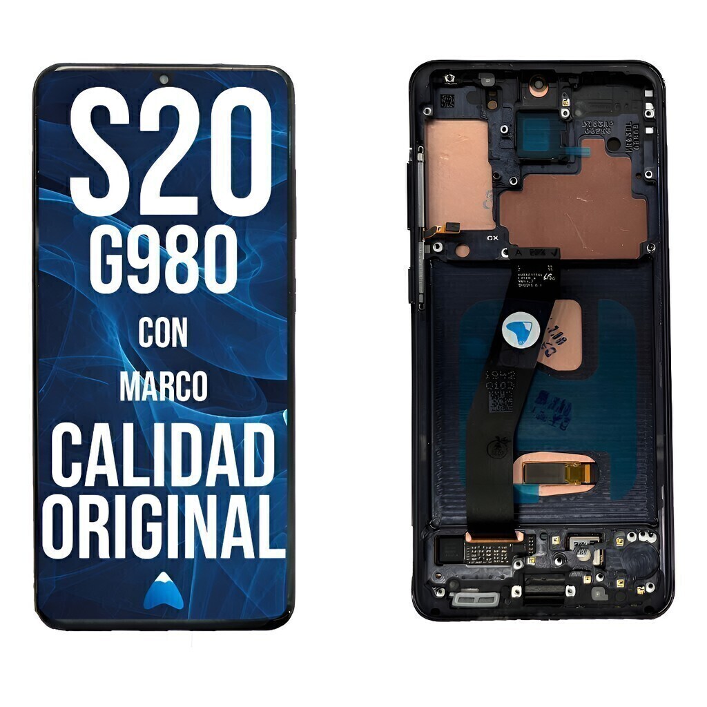 Modulo S20 Samsung G980 Pantalla Display Oled Con Marco
