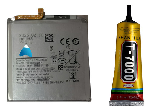 Bateria Para S22 Con Pegamento T-7000 Grande 110ml