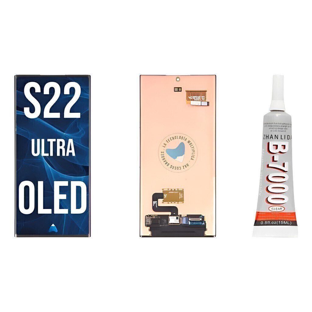 Modulo Para Samsung Galaxy S22 Ultra Oled + Pegamento 15ml