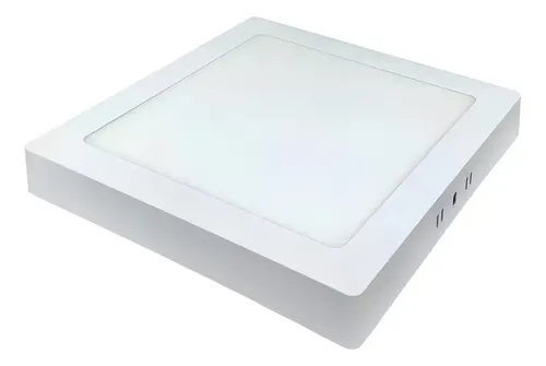 Plafón Led Rectangular Aplicar 12w Luz Fría/cálida Blanco