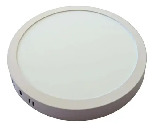 Plafón Led Redondo Aplicar 12w Luz Fría/cálida Blanco