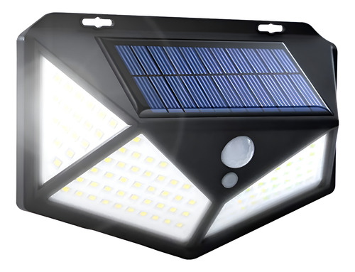 Reflector Led Solar Sensor 1w Con Luz Blanco Frío