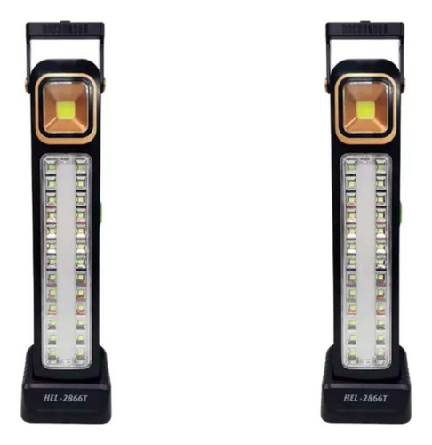 Luz Led Emergencia Portátil Solar Recargable 26 Leds Set X2