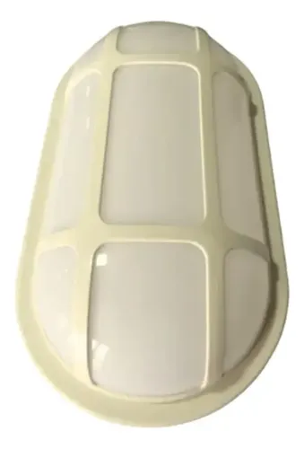 Lampara Led Ovalada Redonda 15w Para Exterior Tecnoled