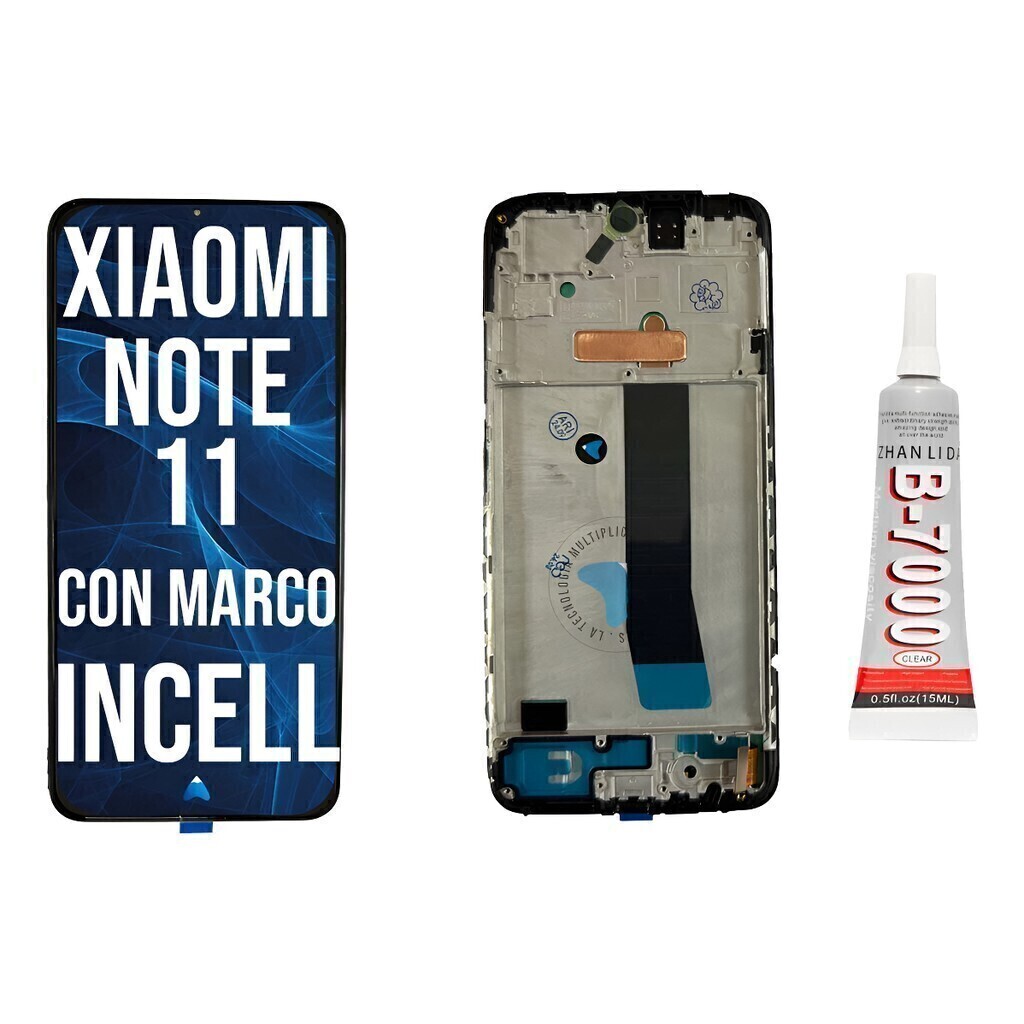 Módulo Para Xiaomi Note 11 4g Incell Marco + Pegamento 15ml