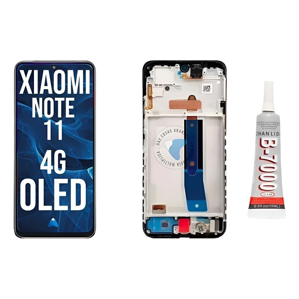 Modulo Para Xiaomi Redmi Note 11 Oled Marco + Pegamento 15ml