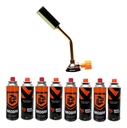 Soplete Soldador Brogas 2703 + Pack 8 Cartuchos Gas Butano
