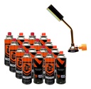 Soplete Soldador Brogas 2703 + Pack 16 Cartuchos Gas Butano