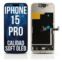 Modulo Pantalla Para iPhone 15 Pro Calidad Soft Oled Negro