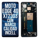 Módulo Para Moto Edge 40 Con Marcoccalidad Incell Negro