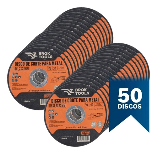 Disco de Corte Broktools 115x1,2x22M