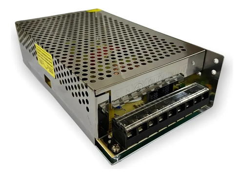 FUENTE SWITCHING METALICA 24V DC - 10A CON BORNERA