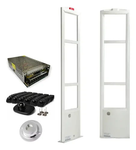 Antena Antihurto Dual + Fuente + Hardtag X100 + Desprendedor
