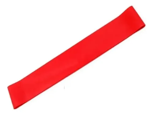 Banda Elastica Tension Media Circular Latex Roja