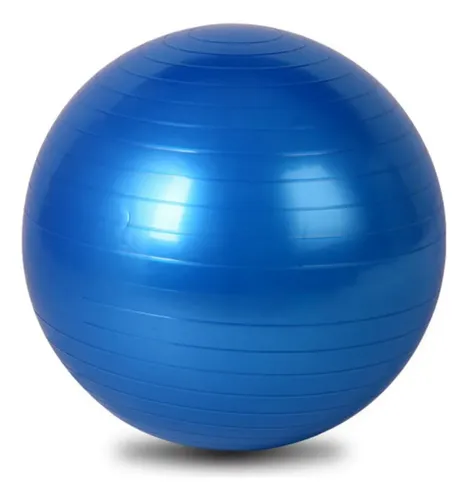 Pelota Esferodinamia 65 Cm Reforzada Yoga Pilates Funcional AZUL 