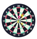 Set 6 Dardos Grandes Tiro Al Blanco Reversible 36,5cm