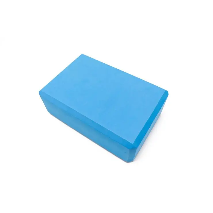 Ladrilllo De Yoga Pilates Bloque Brick Goma Eva Gym Fitness AZUL 