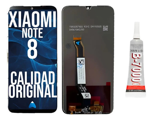 Modulo Display Para Redmi Note 8 + Pegamento 15ml