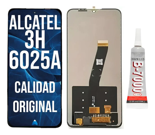 Modulo Display Para Alcatel 3H (6025A) + Pegamento 15ml