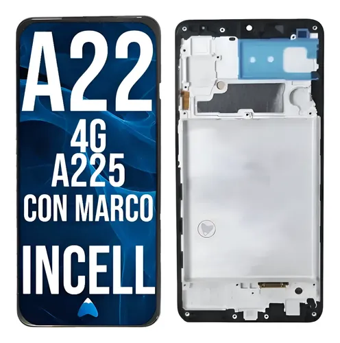 Modulo Display Para Galaxy A22 4G C/marco + Pegamento 15ml