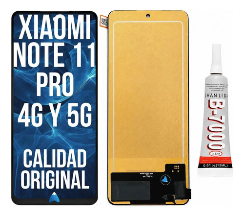 Modulo Display Para Redmi Note 11 Pro 5G + Pegamento 15ml