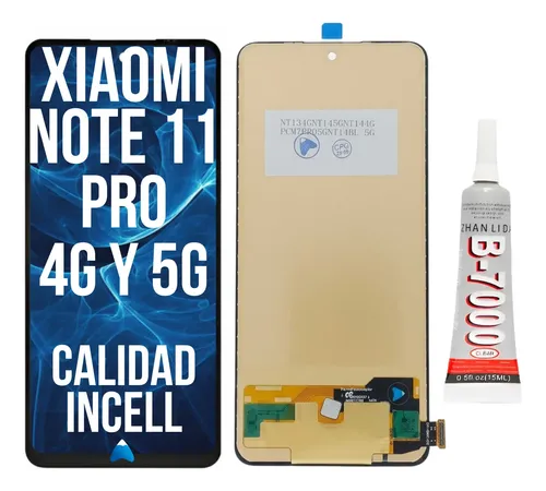 Modulo Para Redmi Note 11 Pro 4g 5g Incell + Pegamento 15ml