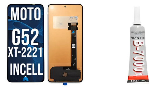 Modulo Display Para Moto G52 Incell + Pegamento 15ml