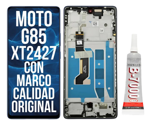 Modulo Display Para Moto G85 C/marco + Pegamento 15ml