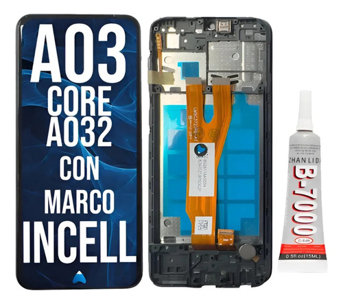 Modulo Display Para Galaxy A03 Core C/marco + Pegamento 15ml