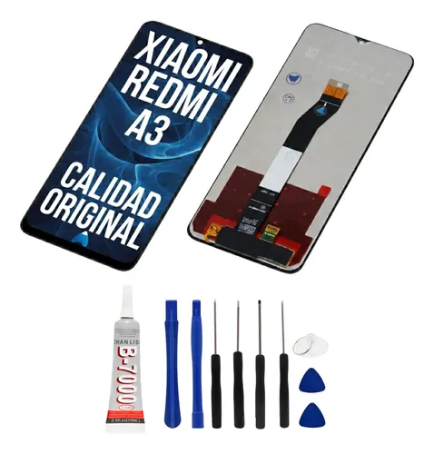 Modulo Display Pantalla Para Xiaomi Redmi A3 + Zhanlida 15ml + Tool Blue
