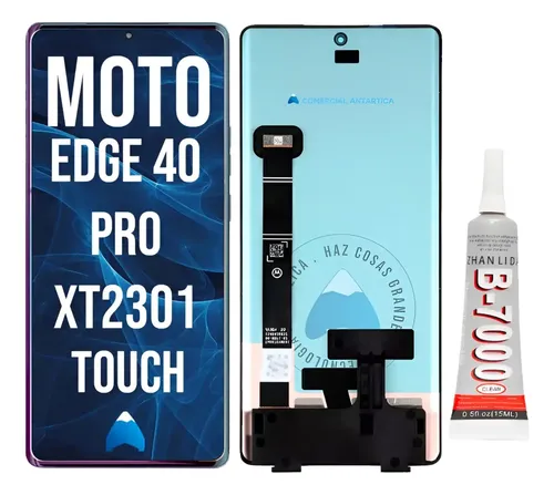 Modulo Moto Edge 40 Pro Motorola Original Xt2301 Touch + Pegamento 15ml