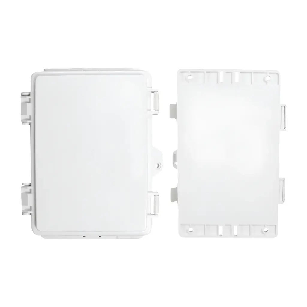 Gabinete Plástico Exterior Trabas 33x23x9 Baterías Dvr Cctv