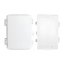 Gabinete Plástico Exterior Trabas 33x23x9 Baterías Dvr Cctv