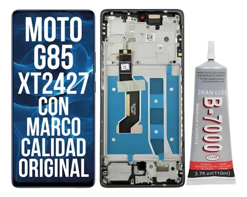 Modulo Display Para Moto G85 C/marco + Pegamento 110ml