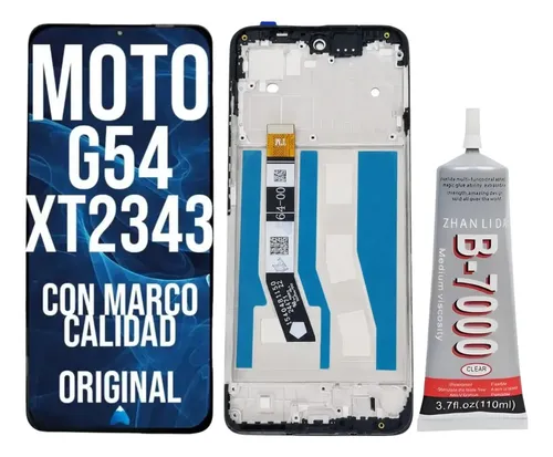 Modulo Display Para Moto G54 C/marco + Pegamento 110ml