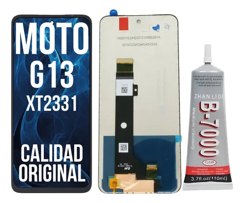 Modulo Display Para Moto G13 + Pegamento 110ml