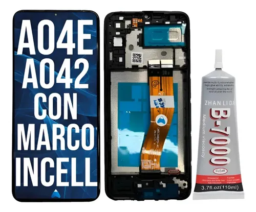 Modulo Display Para Samsung A04E C/marco + Pegamento 110ml