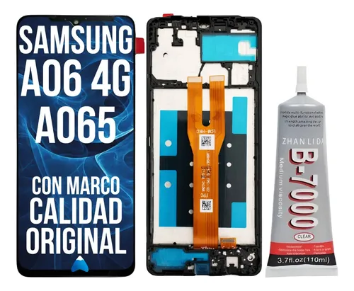 Modulo Display Para Samsung A06 4G C/marco + Pegamento 110ml